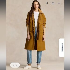 Ralph Lauren Corduroy Collar Cotton Utility Jacket